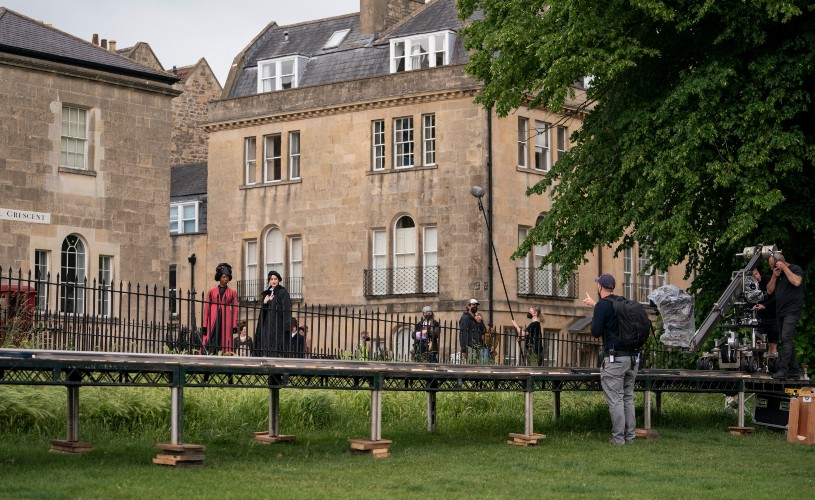 Persuasion filming in Bath